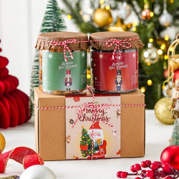 

TERLARIS Hampers Natal / Christmas Hampers - Cookies 2 Jar + FREE Greeting Card Tbk