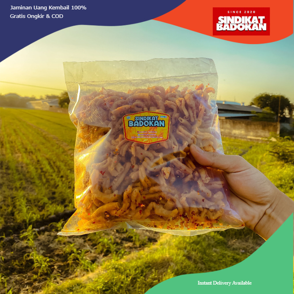 

free ongkir Usus Krispi / kripik usus / usus Crispy original Gurih Nagih jamin nagihh
