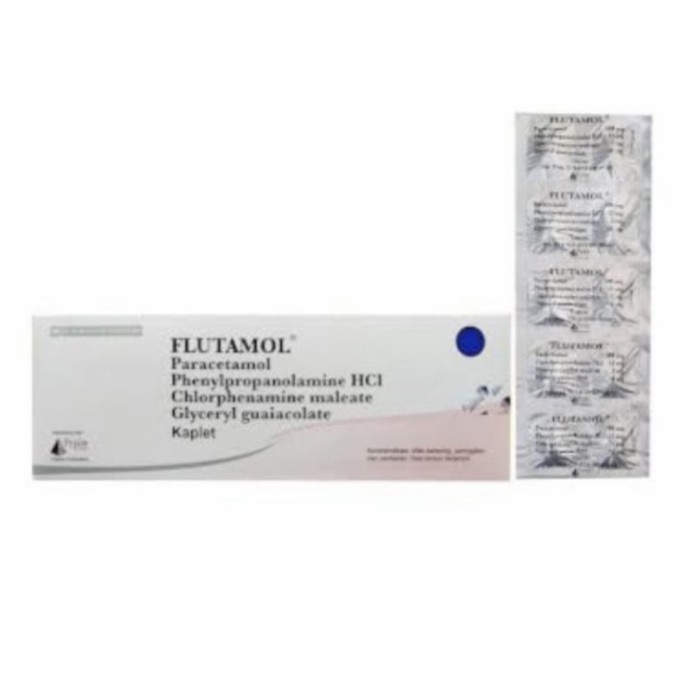 Flutamol Strip 10 Taplet - Obat Batuk Flu Pilek