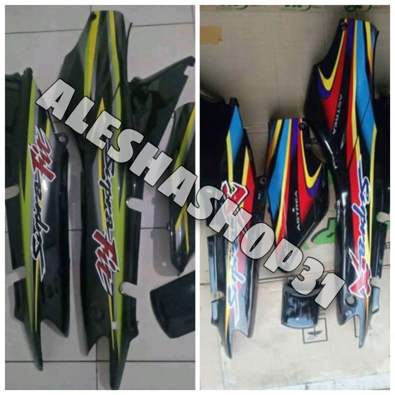 Cover bodi body belakang honda supra fit lama Supra lama / supra x lama plus box samping