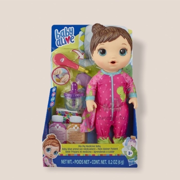 BONEKA BABY ALIVE BISA MAKAN MINUM PIPIS DAN PUP NEW ITEM ORIGINAL