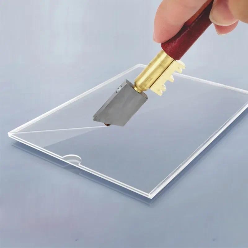 

Single Diamond Glass Cutter Portable Sharp Knife Diamond Cutting Tool Diamond Glass Cutter Professional Glasscutter