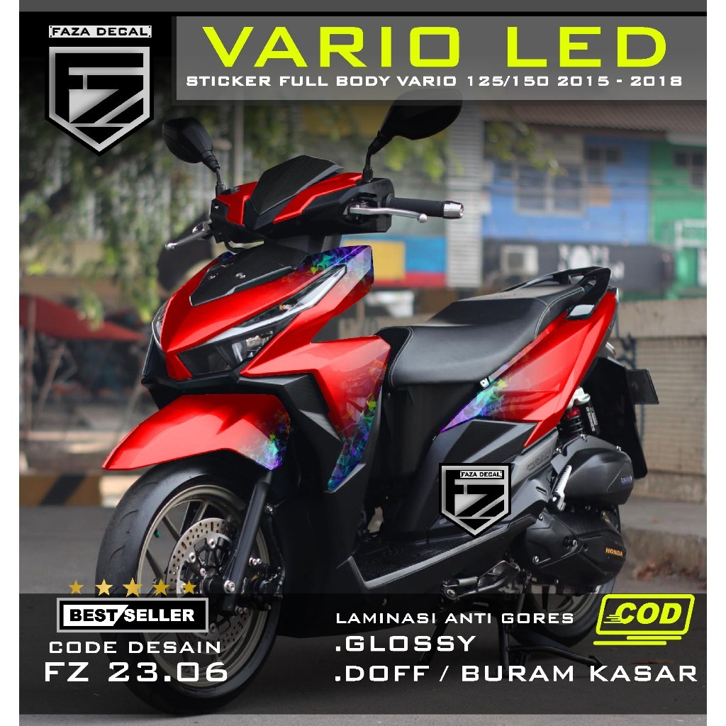 TERBARU DECAL STICKER VARIO 125/150 LED FULL BODY - STIKER MOTOR HONDA VARIO 125/150 2015 2016 2017 