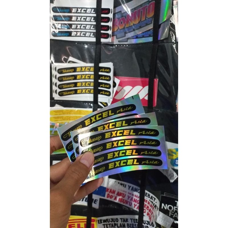 

STICKER VELG TAKASAGO EXCEL ASIA PRINT JDM