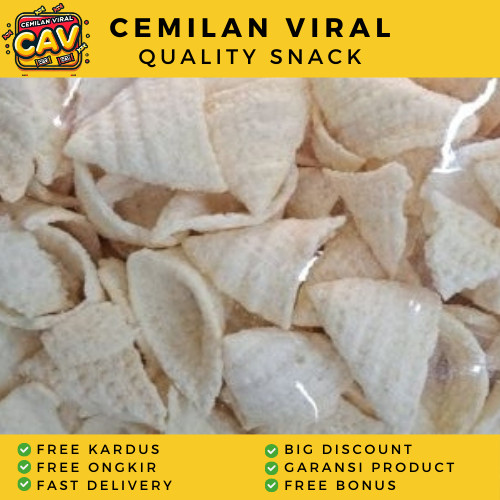 

CAV KERUPUK KONDANG ORI 250gr Yola Yola Ciki Terompet Snack Terompet Potato Corn Kerupuk Kentang