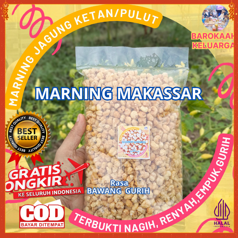 

Makaroni Marning Jagung Sultan Milenial Terbukti Super Empuk Renyah Gurih Setengah Kg Kilogram (500gr) Gurih Asin Super PREMIUM