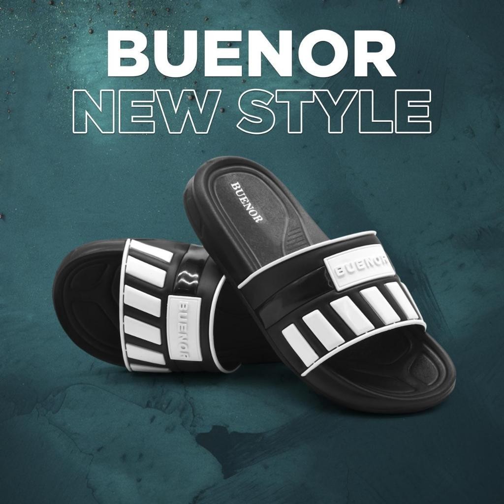 BY Buenor Sandal Karet Pria Dewasa Model Selop Viral