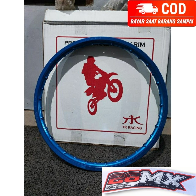 28MX PROMO VELG PELAK TK JAPAN UKURAN 120 RING 18 WARNA BIRU ASLI ORI BUKAN REPAINT ULANG LUBANG JAR