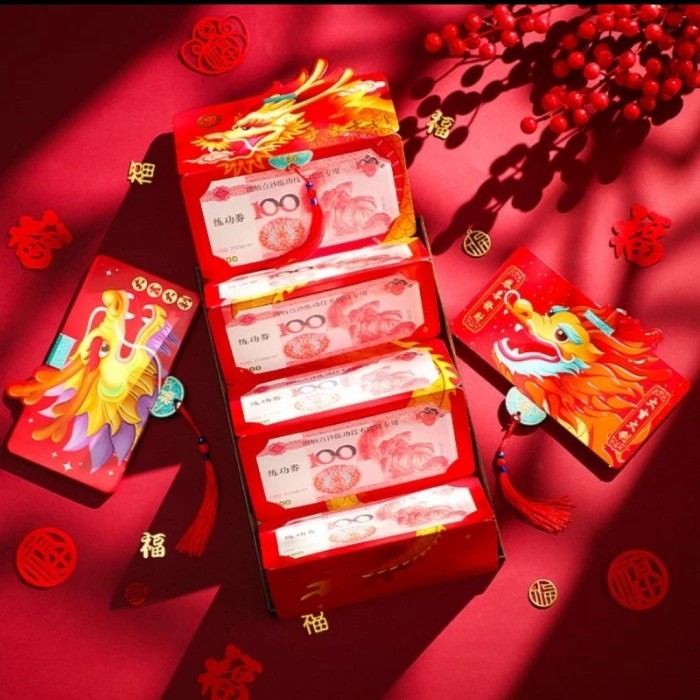 

Angpao Panjang Barongsai Susun 10 Angpau Imlek Naga 2024 Murah Grosir - HB030 NAGA 7SSN