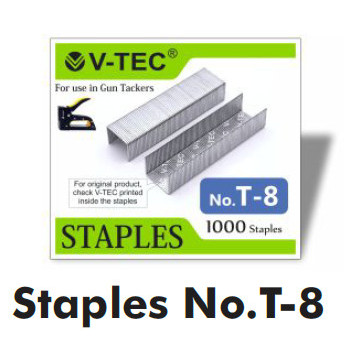 

Isi Stapler / Isi Staples V-TEC Ukuran T-8 For Gun Tacker