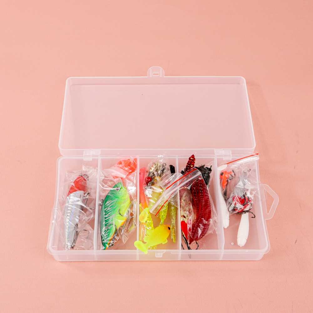 TaffSPORT 45 PCS Umpan Pancing Ikan Set Fishing Bait Kit /  Umpan Pancing Umpan Ikan Gabus Umpan Ika