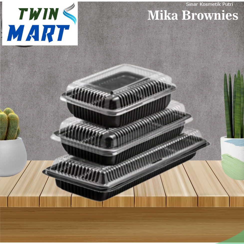

Mika Brownies Ukuran S /Packing Brownies / 1 pack isi 50 pcs / Ukuran : 16cmX12cmX5,5cm