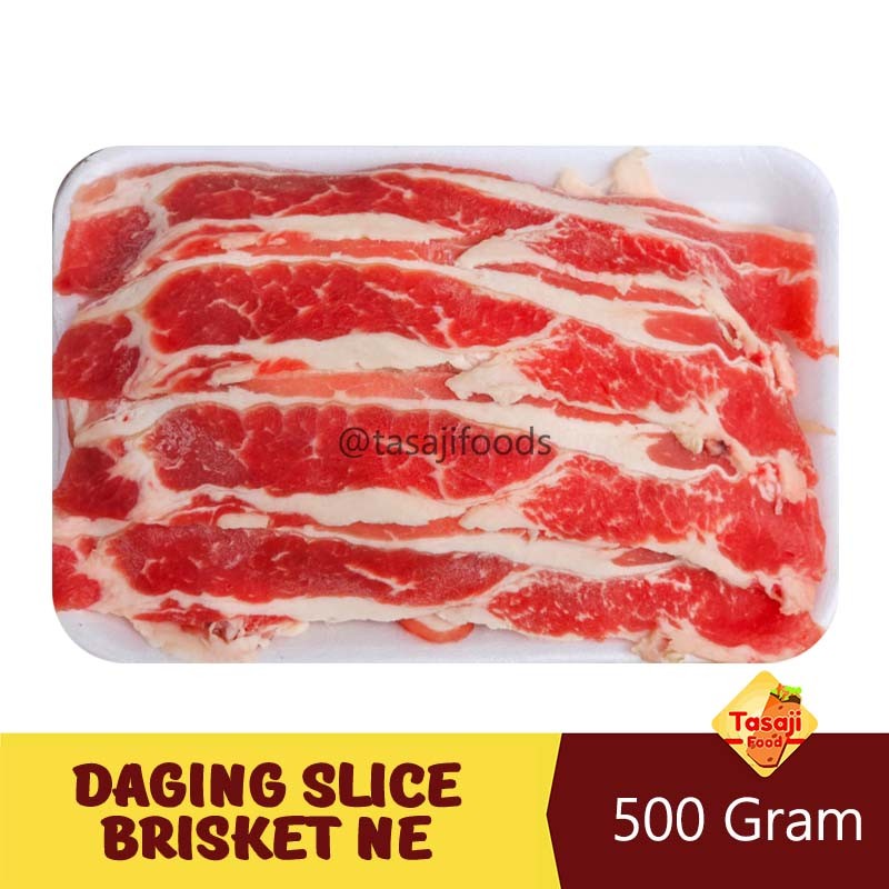 

Daging Slice Yoshinoya Brisket NE AUS Premium Lemak 500 Gram