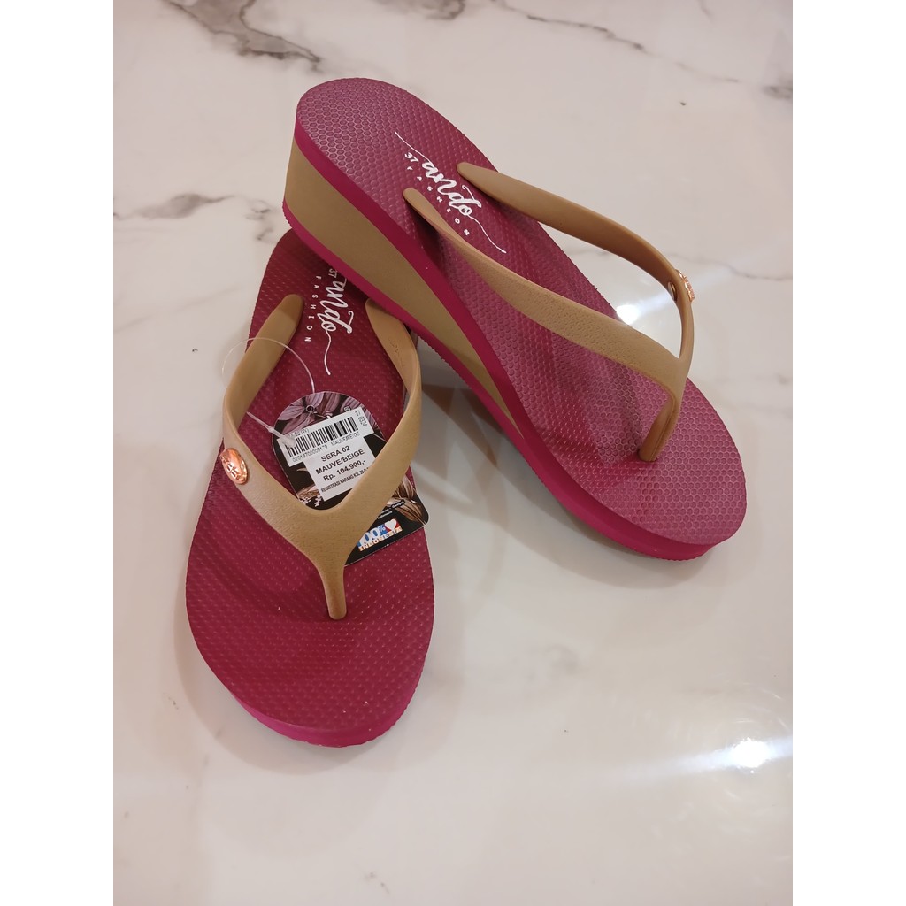 NEW ANDO ORIGINAL ANDO SERA Sandal Jepit Ando Sandal Jepit Wedges