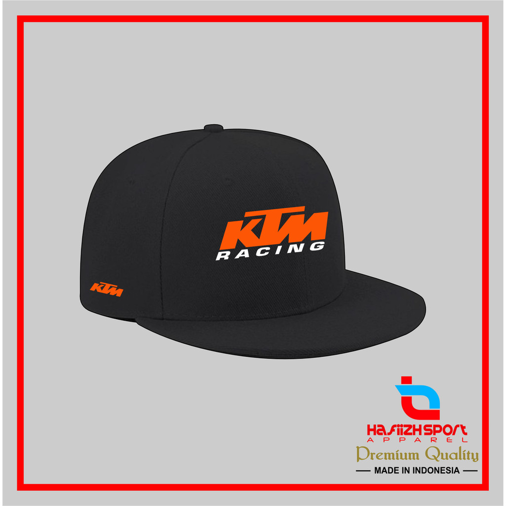 TOPI KTM  RACING V.3 / TOPI SNAPBACK KTM RACING / TOPI SNAP KTM RACING MURAH BISA COD