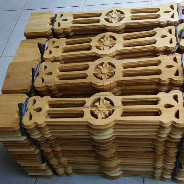 pagar jati rumah Joglo Limasan gazebo BM2423