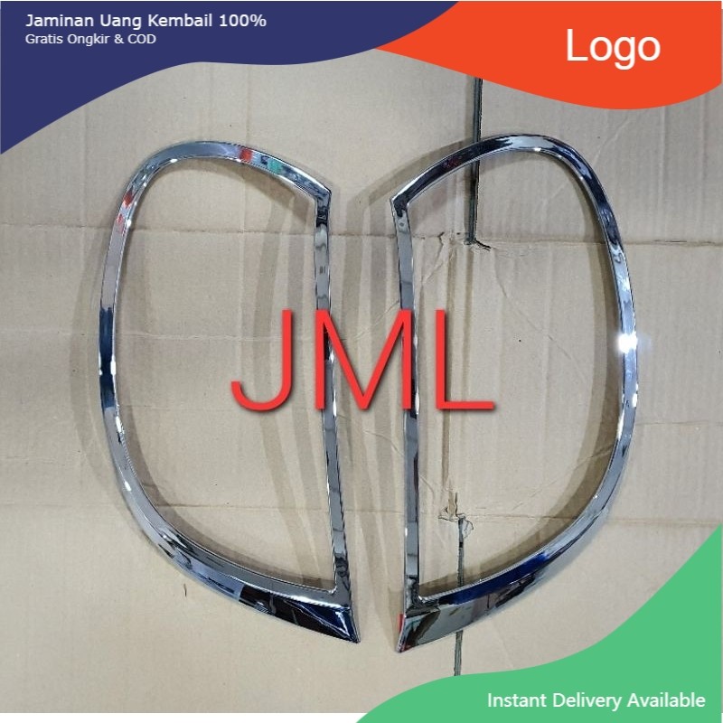 Garnish lampu depan chrome IGNIS. Litlle_Variasi