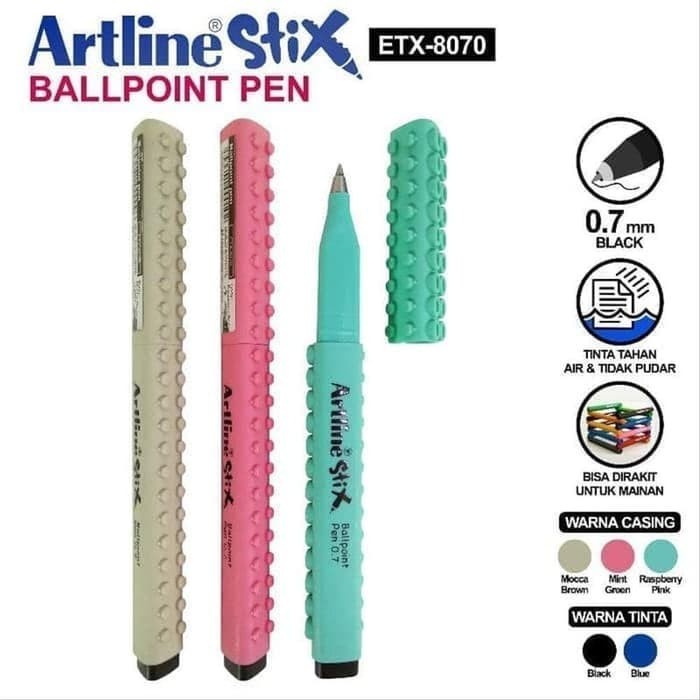 

PULPEN ARTLINE ETX-8070 STIX 0.7 MM LEGO SUSUN RAKIT MAINAN ANTI AIR