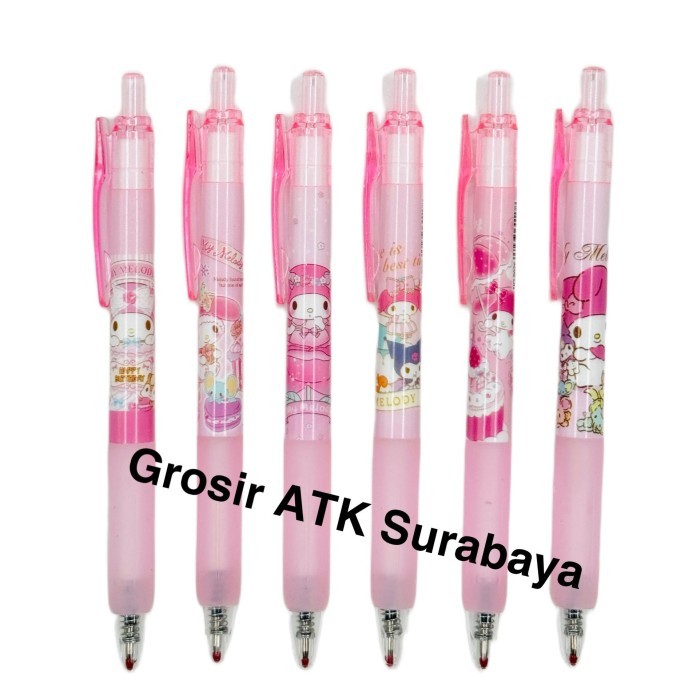 

( StaLand ) Bolpen Pulpen Bolpoin Cetek Fancy Anak Kartun Lucu Sanrio My Melody
