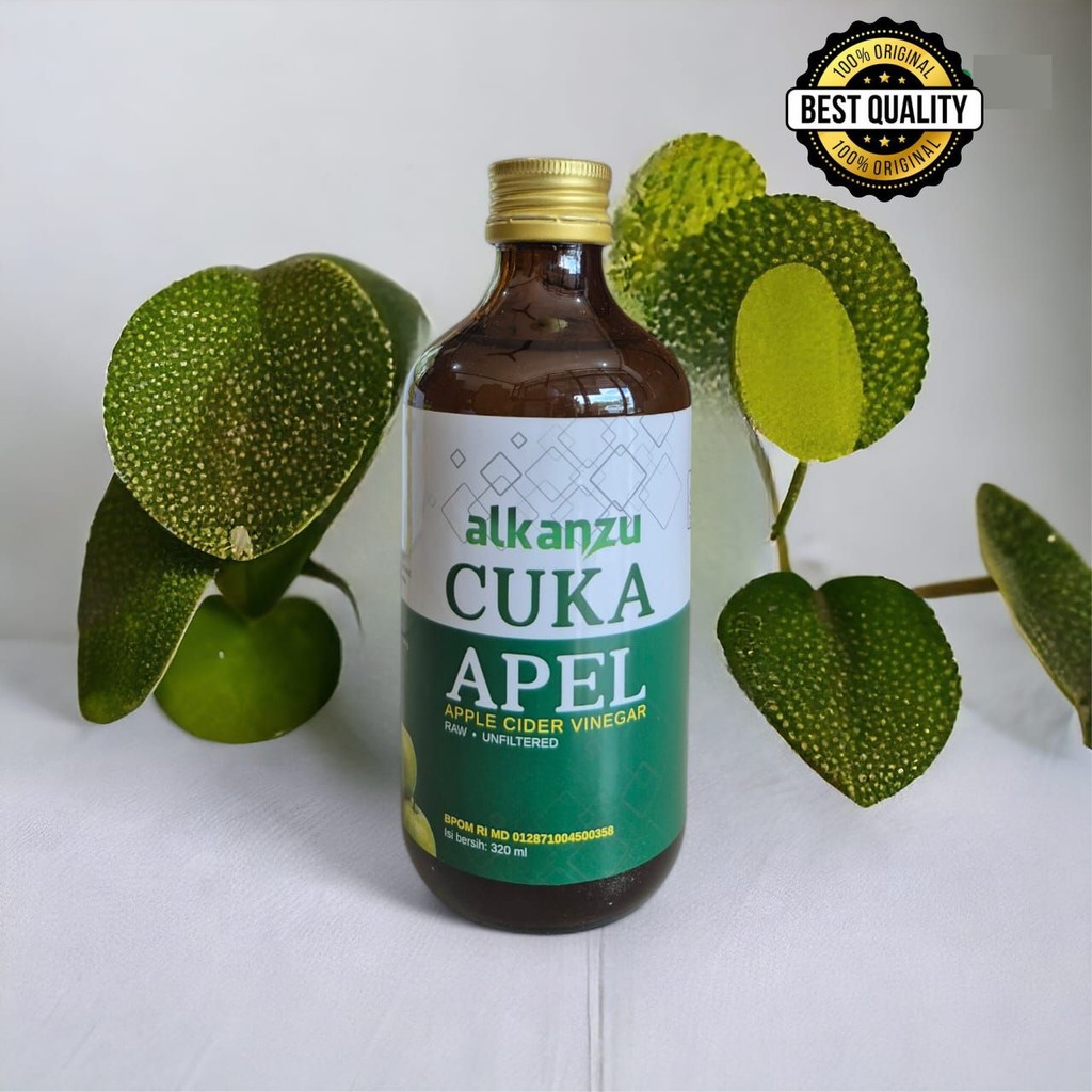 

Cuka Apel Alkanzu 320 ml Apple Cider Vinegar 1 Botol
