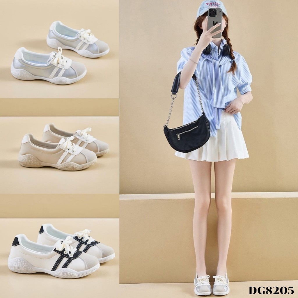 PRF Sepatu Sneakers Wanita Korean Kekinian DG8205