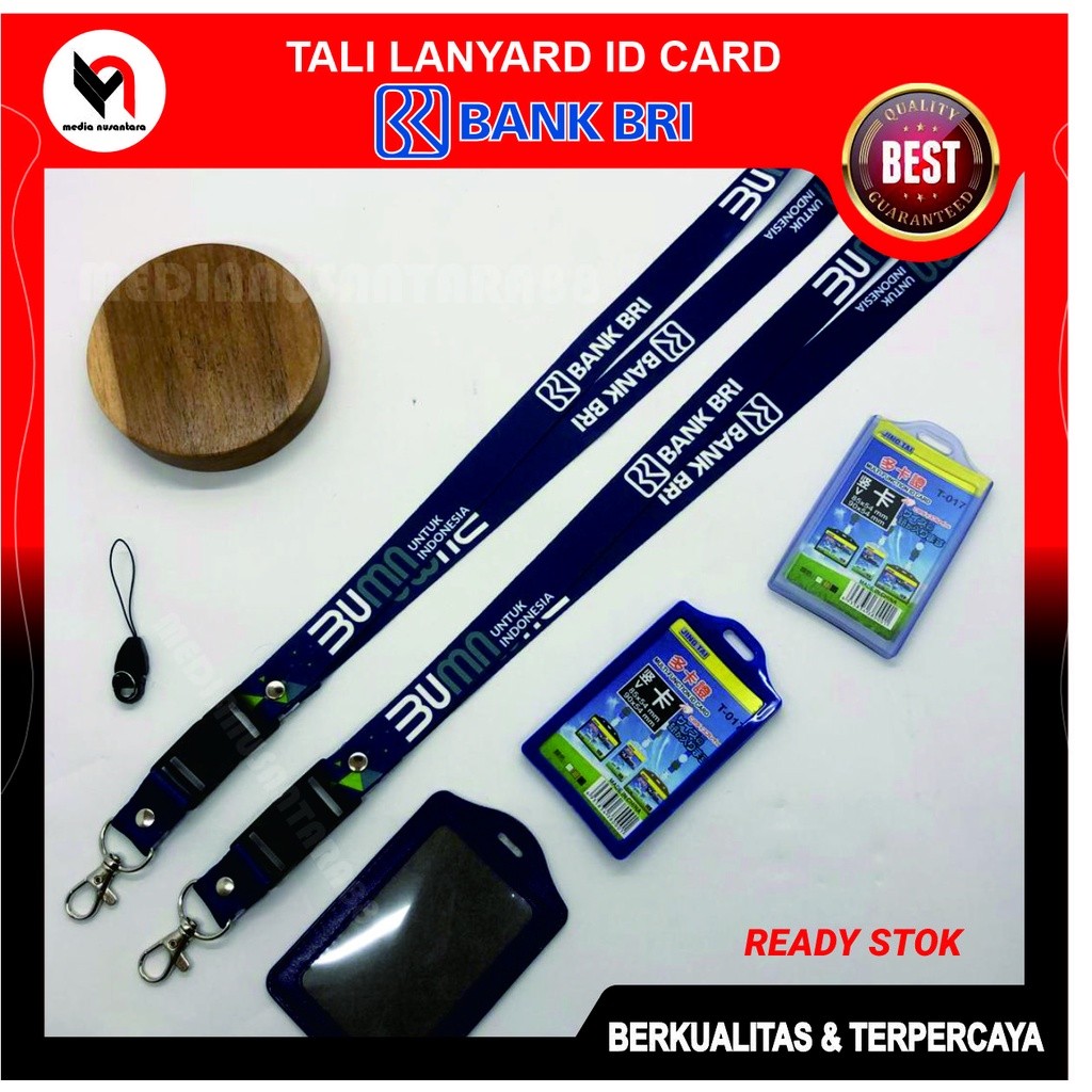 

Tali ID Card BRI BUMN Lanyard BRI BUMN Printing Full Colour 2 Sisi