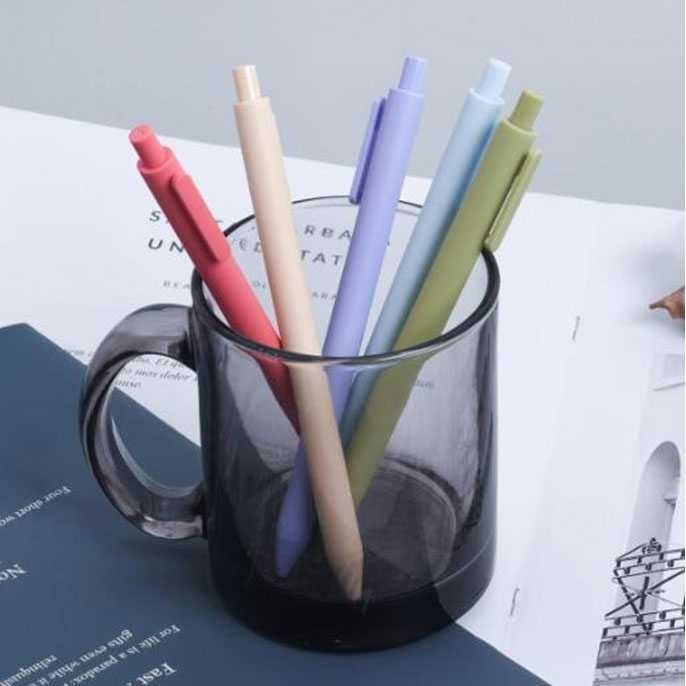 

LATHIFSHP Kaco PURE Vintage Gel Pen Pena Pulpen 0.5mm 5 PCS - K1015 (Colorful Ink)