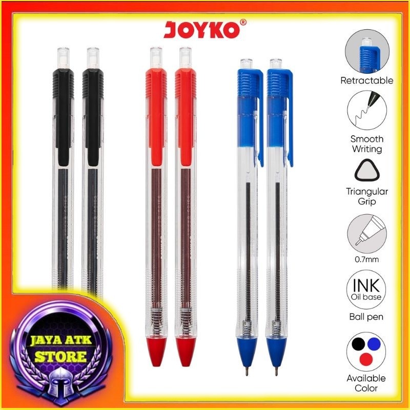 

Bolpoint VOKUS Transparant BP-349 Pulpen Pena 0.7 mm Ecer