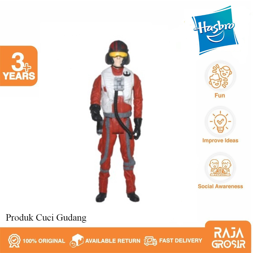 Action Figure Starwars PILOT X-WING FIGHTER - 30CM - Original Hasbro