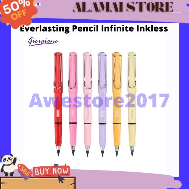 

READYY Everlasting Pencil Pen Inkless Pensil Abadi Infinite Ink Sketch Sketsa AWES