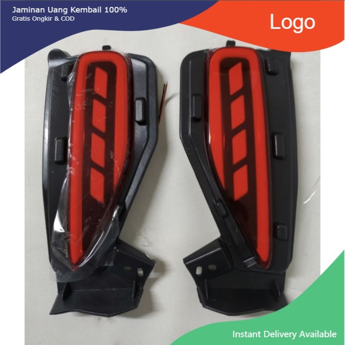Lampu bumper belakang reflektor all new fortuner vrz 2016 Tasya_Variasi_Mobil