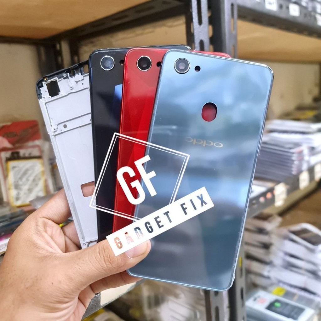 casing housing fullset hp oppo f7 cph1819 cph1821 backdoor + frame lcd kesing bekdor full set