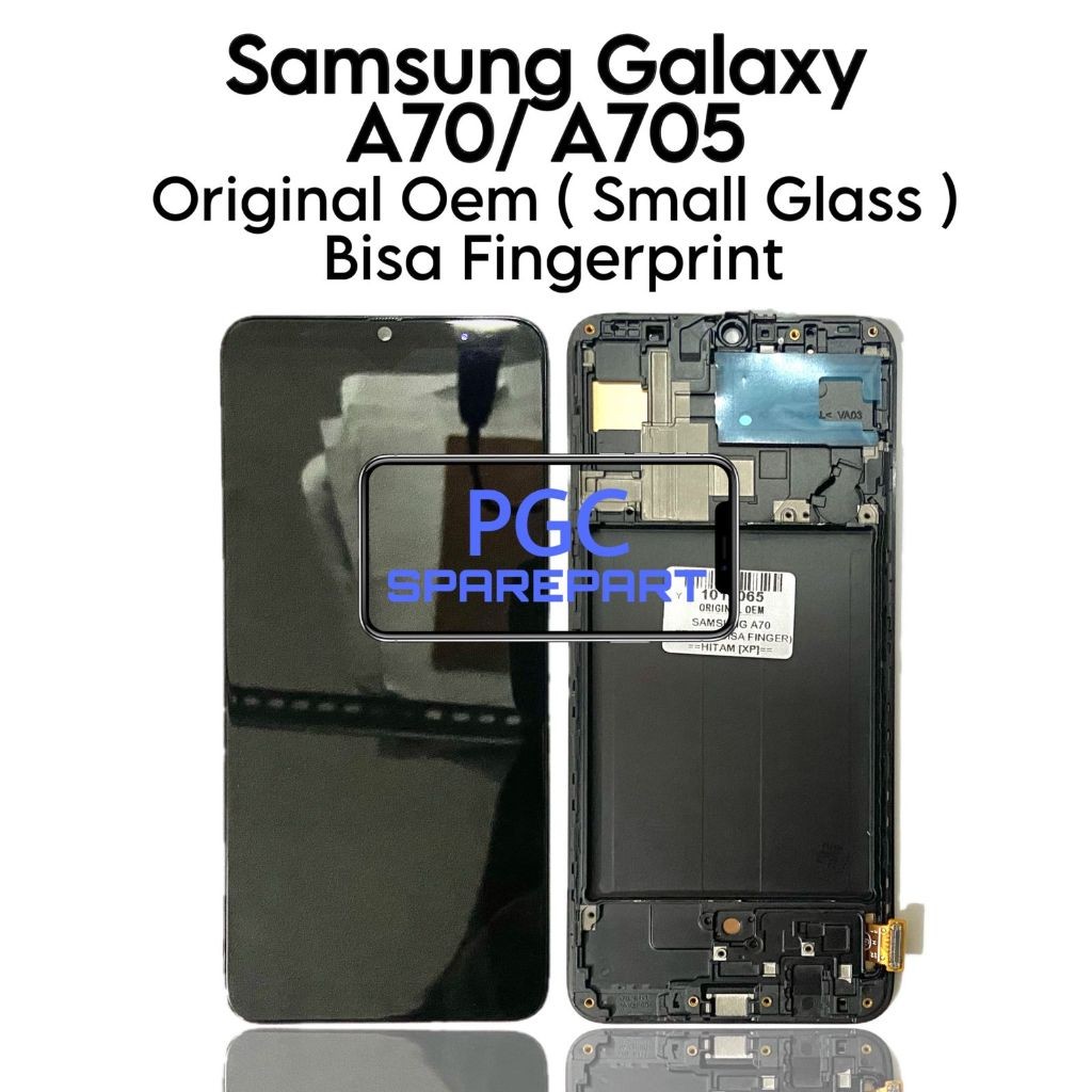 ORIGINAL OEM SMALL GLASS - LCD Touchscreen Fullset + Frame Samsung Galaxy A70 / A705 / SM-A705F / SM
