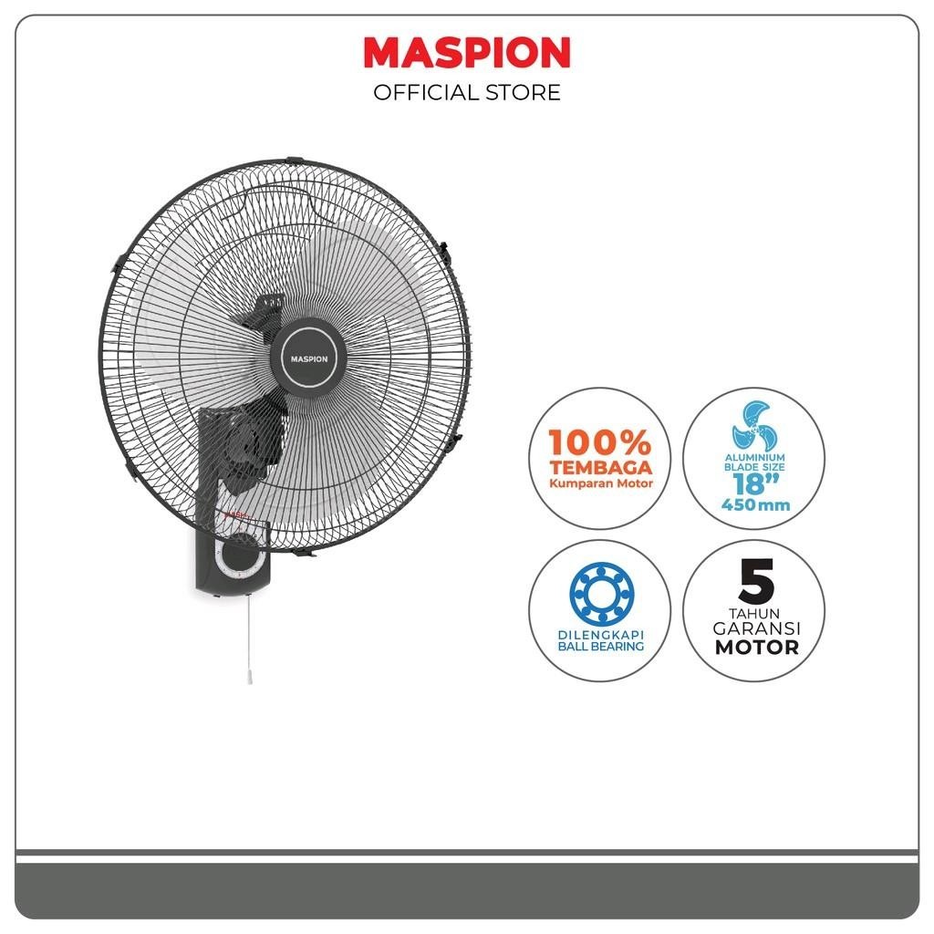 Maspion Pw 1809 W Kipas Angin 18inch Maspion Kipas Angin Dinding Pw1809W Wall Fan Pw1809W
