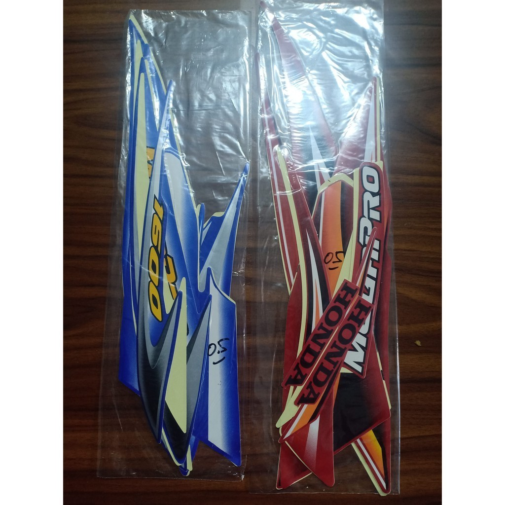 Striping sticker Honda Megapro 2005 mp 2005