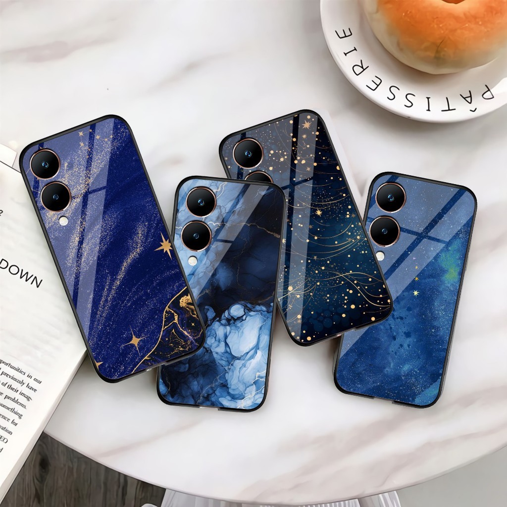 (GC236) Softcase Kaca Vivo Y28 - Kesing Kaca Vivo Y28 - Case Cantik Vivo Y28 - Case Kekinian Vivo Y2