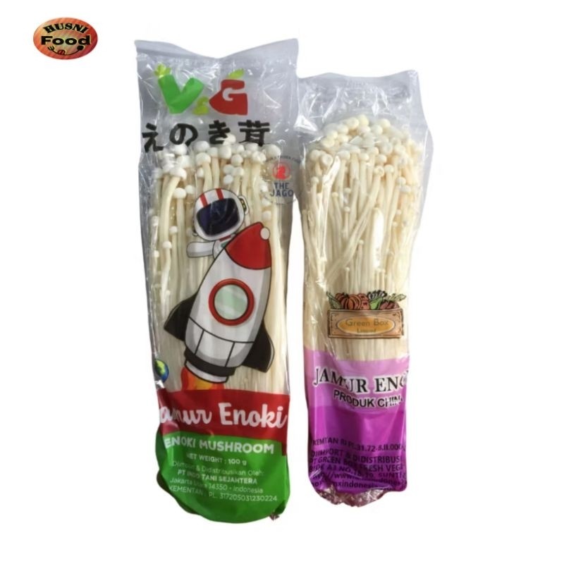 

Jamur Enoki mushroom per pack 100 gr