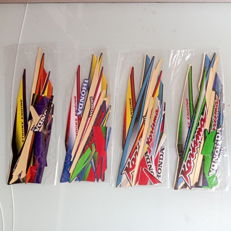 striping sticker Honda Karisma 2002 2003