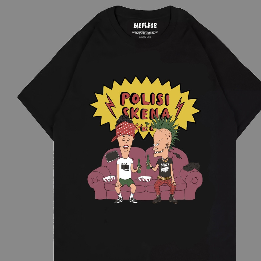 POLISI SKENA / KAOS SKENA / KAOS DISTRO MUSIK POLISI SKENA