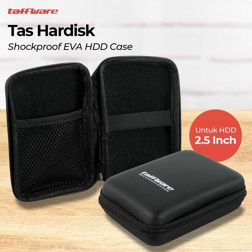 Tas Case Casing Hardisk Eksternal EVA Shockproof HDD Storage Bag 2.5 Inch / Casing Tempat Penympanan