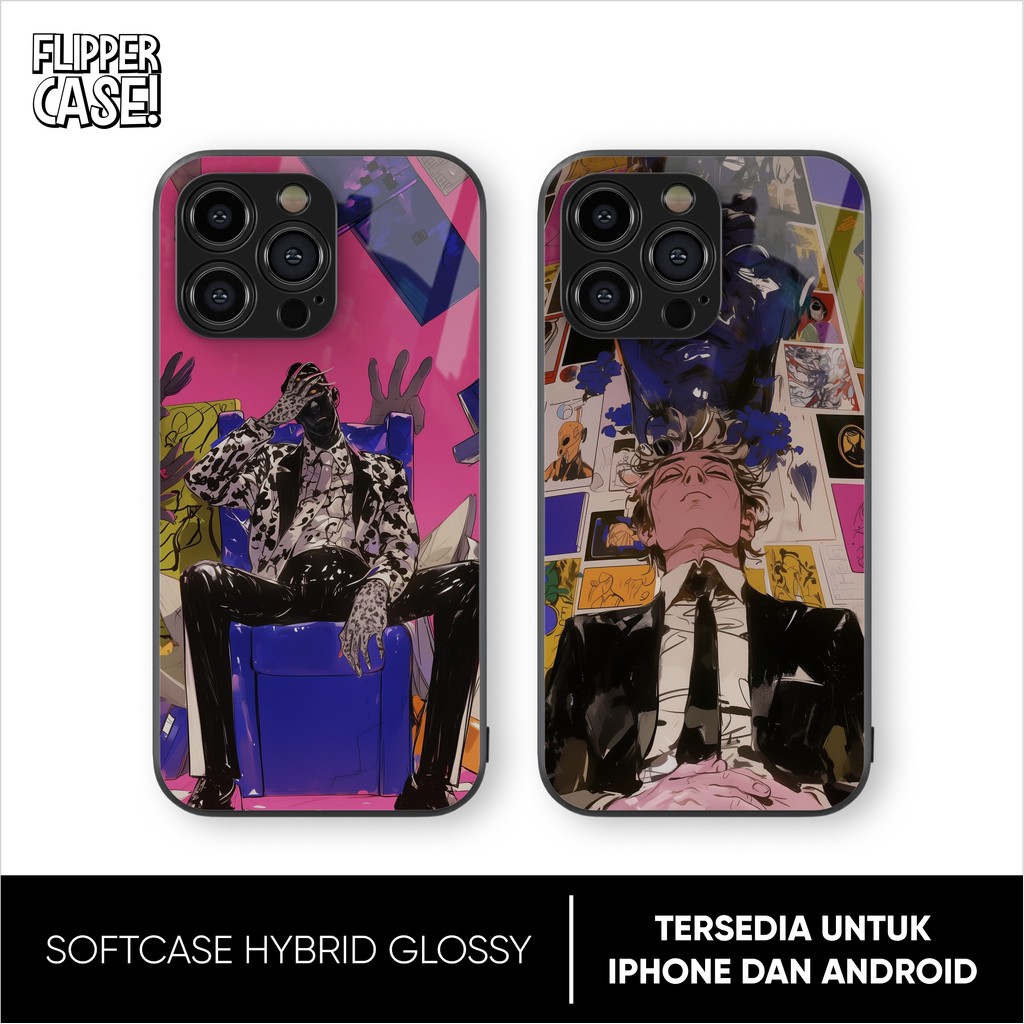 Case HP Glossy Abbys Colorful 5 & 6 Android & iPhone 7/8/xr/x/xs/11/12/13/14/15/16plus/pro/max/Mini