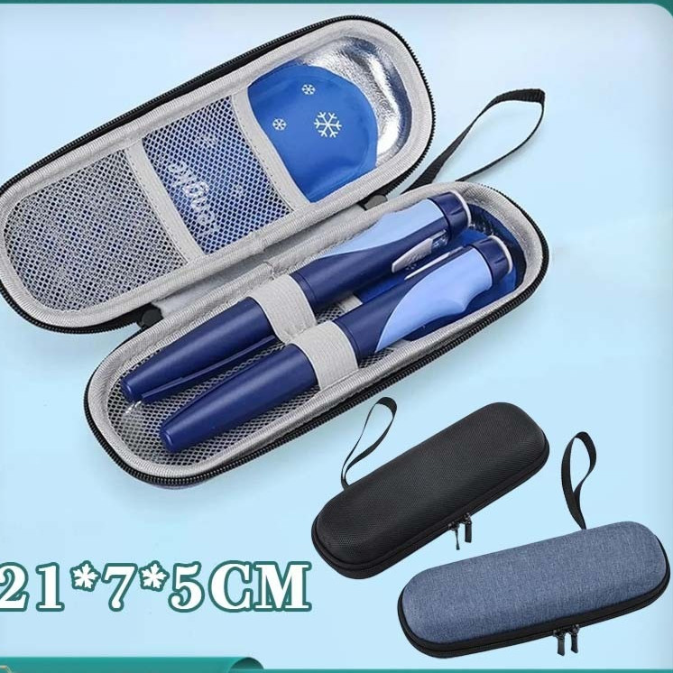 Tempat Insulin Pen Tas Insulin Travel Portable Tas Penyimpanan Insulin Insulin Cooler Bag