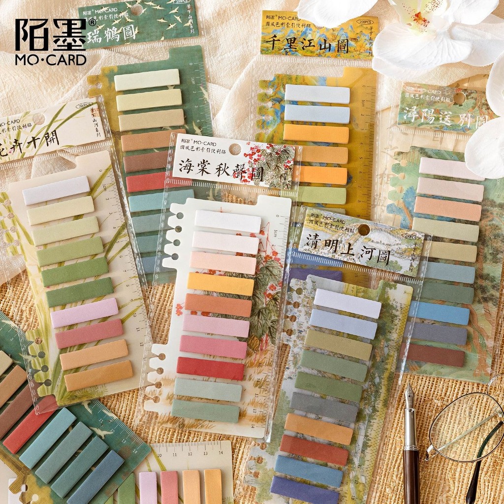

200 Pcs Sticky Book Tabs Colorful Annotation Tabs Writable Sticky Notes Page Sticky Notes For School Supplies Office Supplies