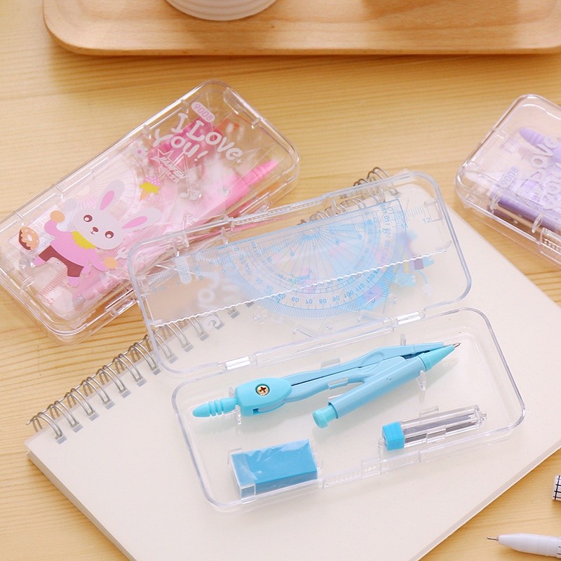 

YANCSHOP Jangka Penghapus & Penggaris Set Aanak Lucu dan Simpel - JT0029