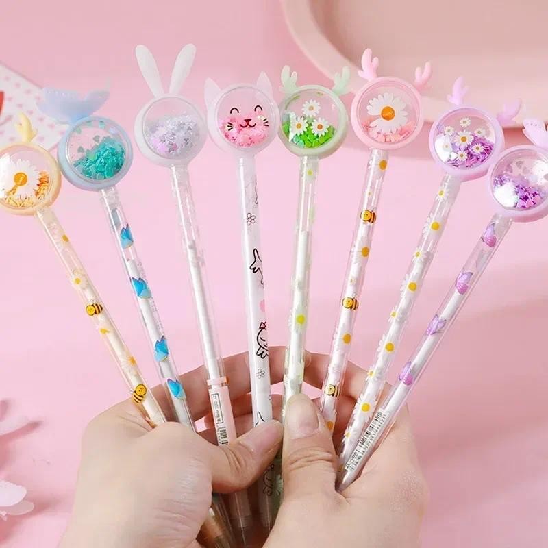 

Stationery Cute Kawaii Rabbit Butterfly Elk Gel Pen School Office Supplies Creative Sweet Pretty Lovely Pen