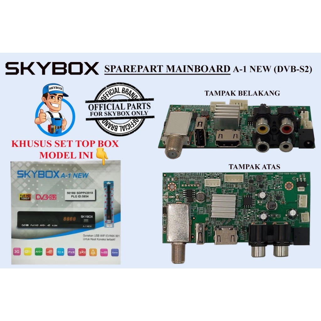 Mainboard Skybox A-1 New original baru