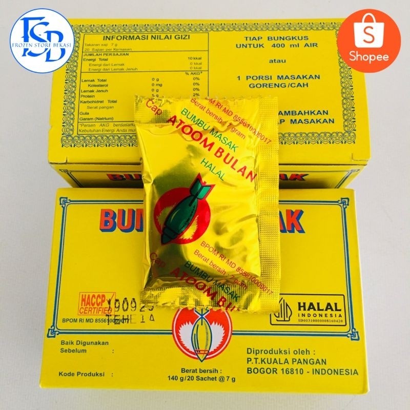 

(DERIFROZEN) BUMBU ATOM BULAN (1 BOX / 5 PACK)