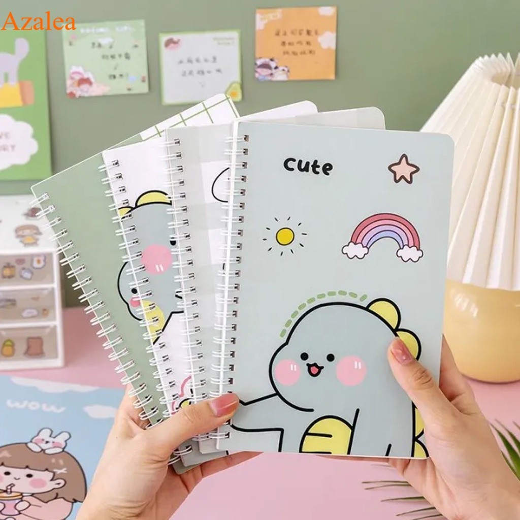 

Notebook A5 Buku Tulis Spiral Motif Lucu Aesthetic Garis Buku Catatan S105