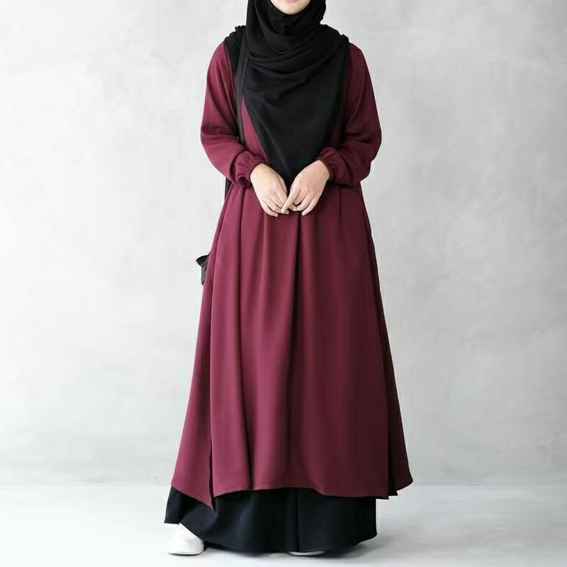 Tunik Remaja Tunik Zhafira Dress Tunik Terbaru - gamis kekinian