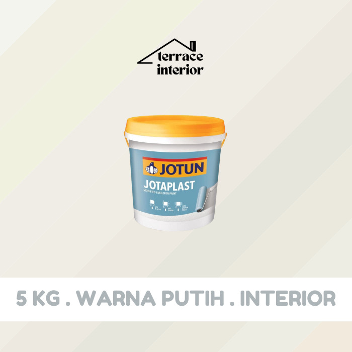 Cat Tembok Jotaplast Jotun warna Putih 5 kg